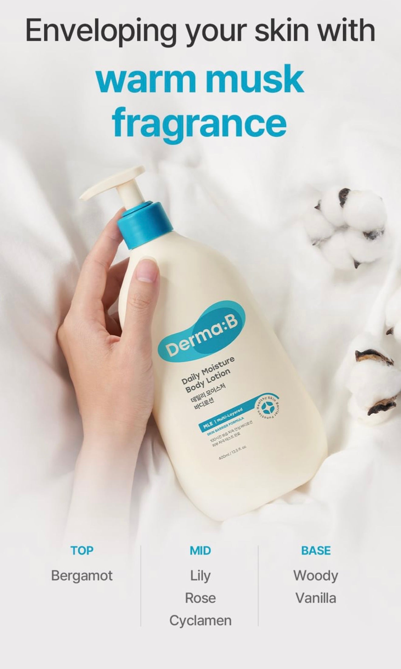 Derma: B Daily Moisture Body Lotion