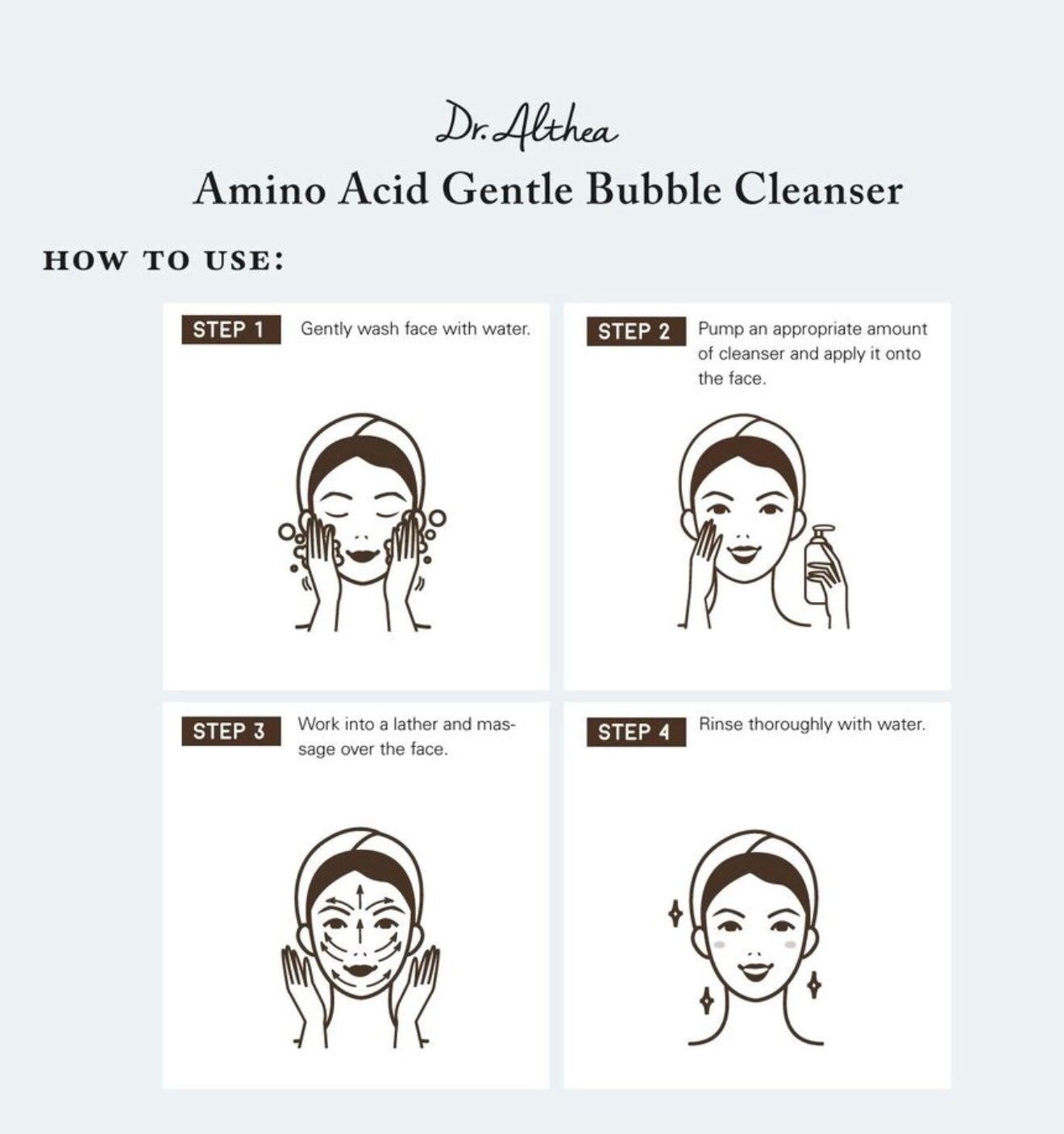 Dr.Althea Amino Acid Gentle Bubble Cleanser