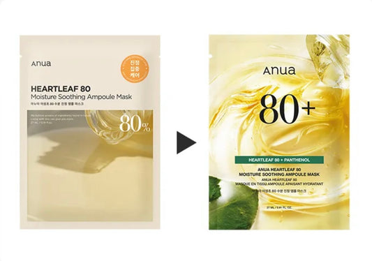 Anua Heartleaf 80 Moisture Soothing Ampoule Mask