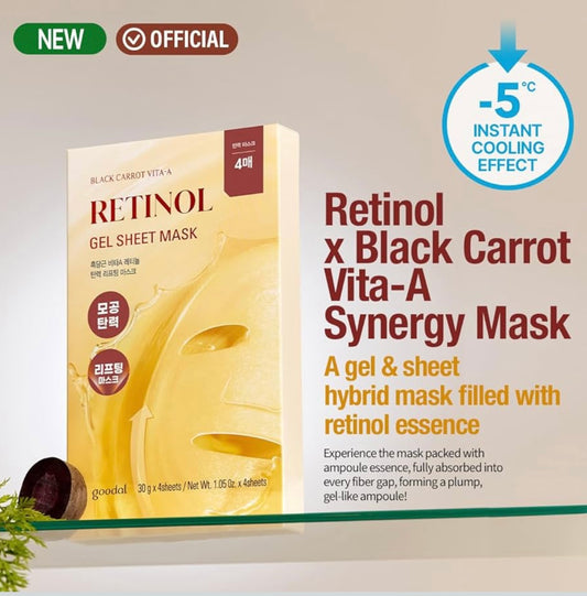 Goodal Black Carrot Vita-A Retinol Gel Sheet Mask