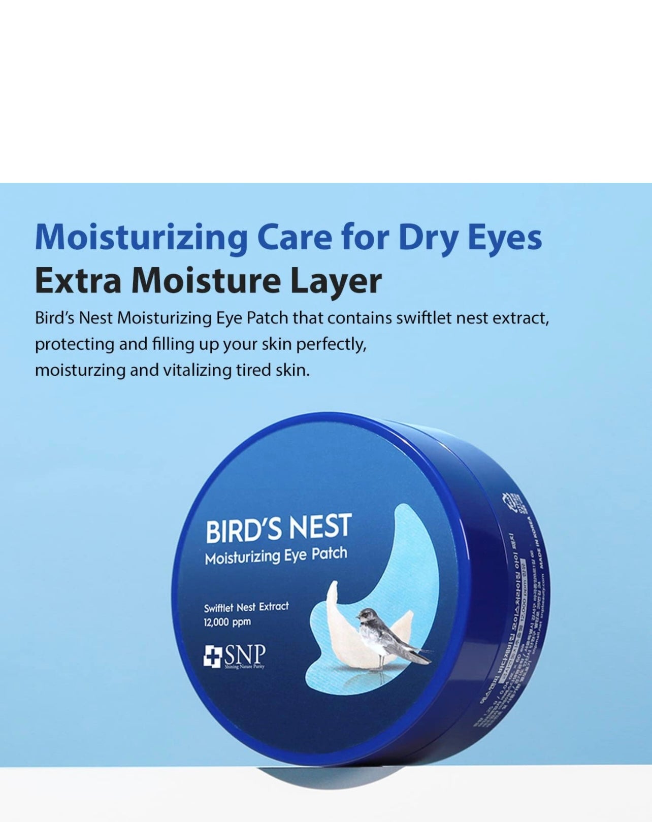 SNP - Bird's Nest Moisturizing Eye Patch