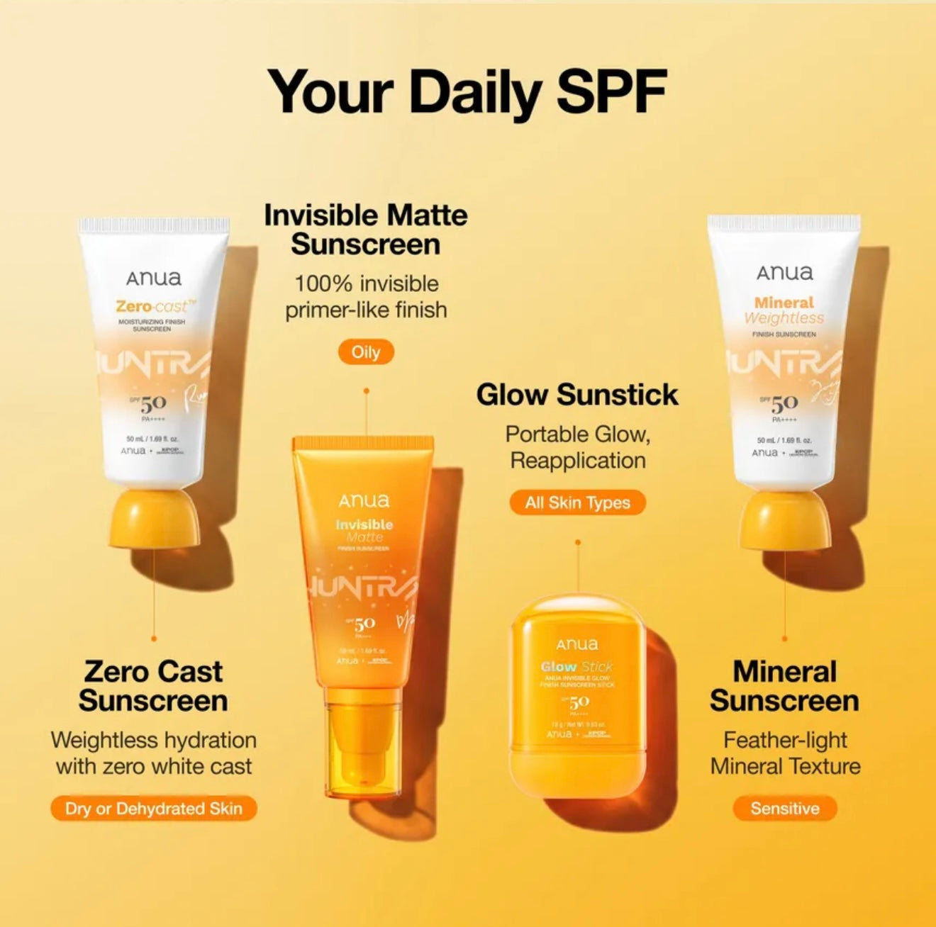Anua Kpop Demon Hunters Mineral Weightless Finish Sunscreen
