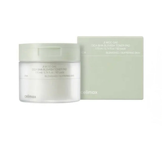celimax JI WOGAE Cica BHA Blemish Toner Pad