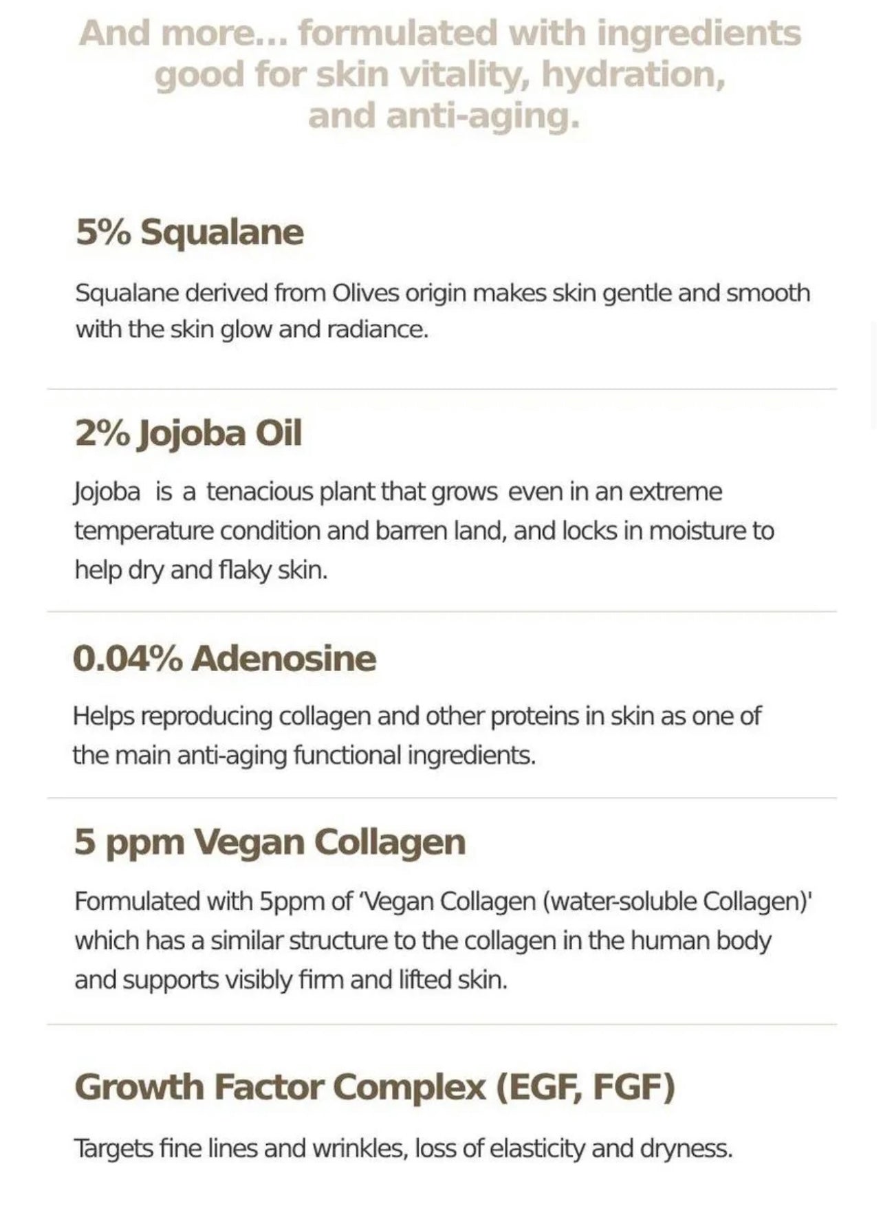 KAINE Chaga Collagen Charging Serum