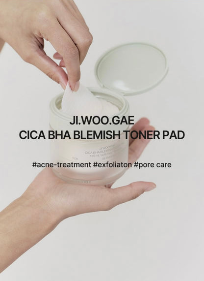 celimax JI WOGAE Cica BHA Blemish Toner Pad