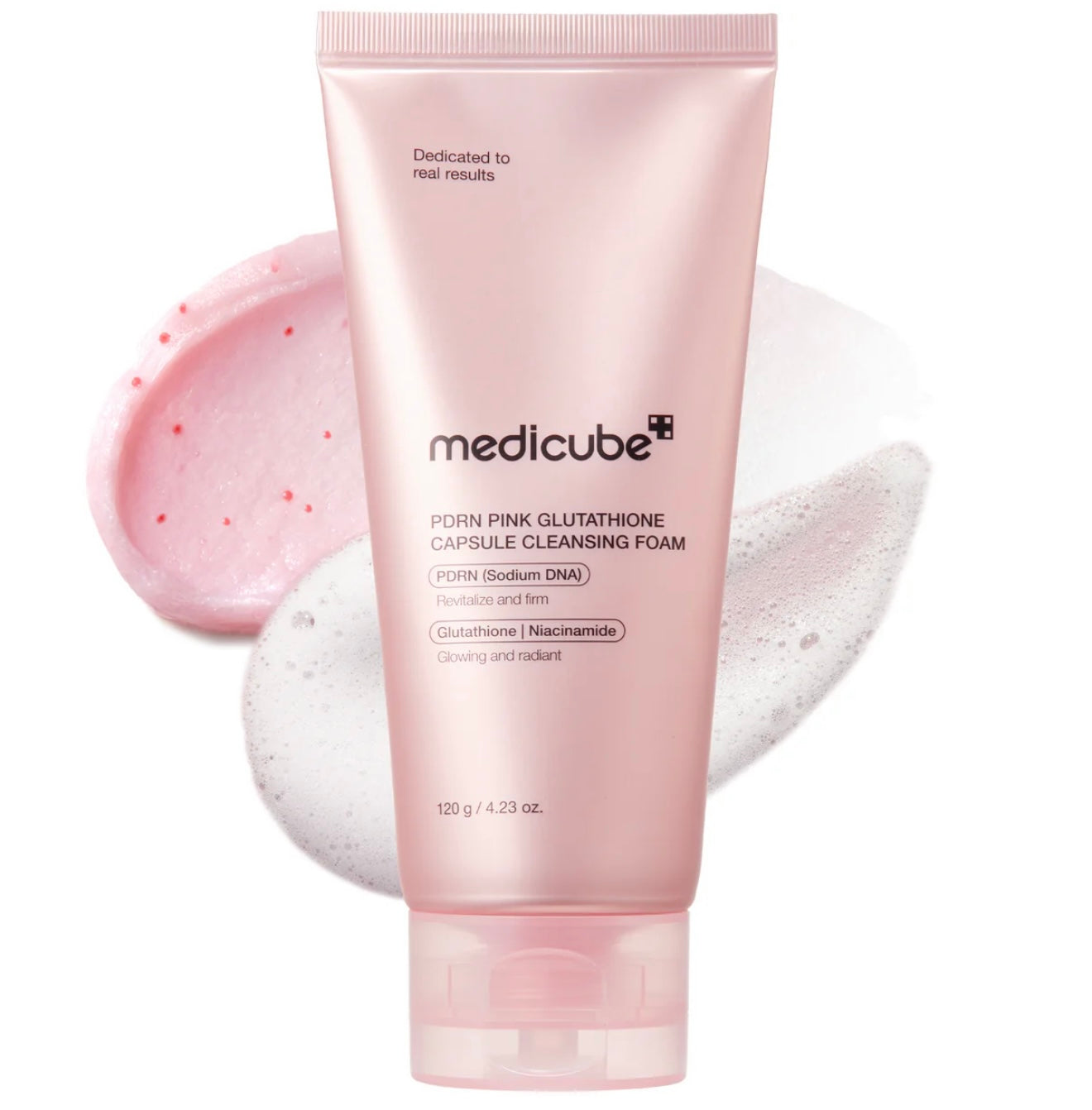 Medicube PDRN Pink Glutathione Capsule Foam Cleanser