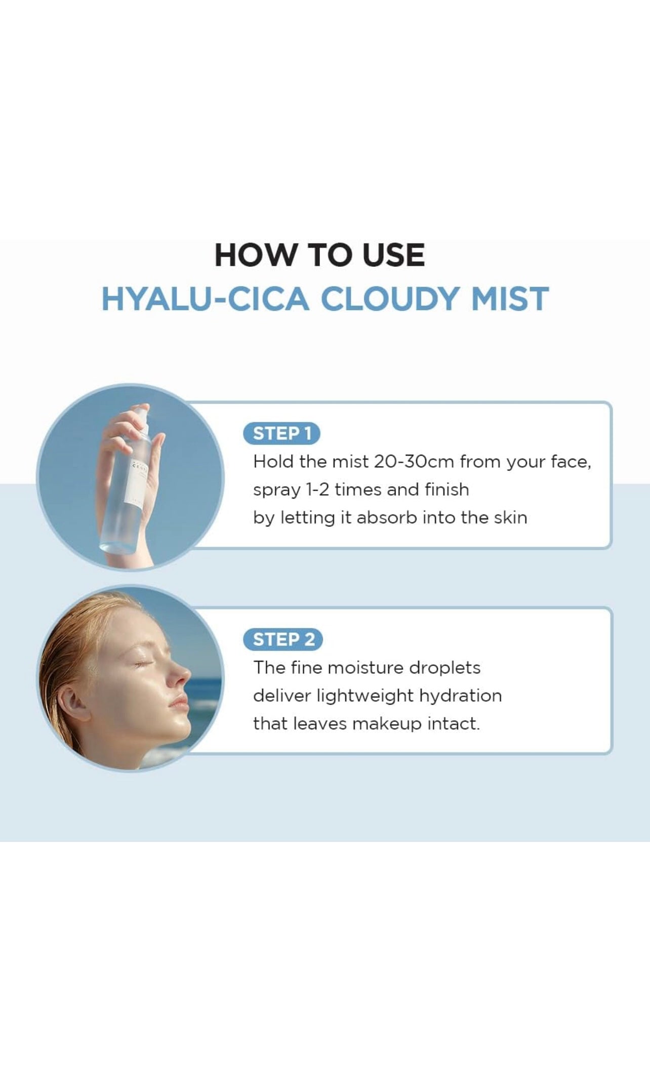 SKIN1004 Hyalu-CICA Cloudy Mist