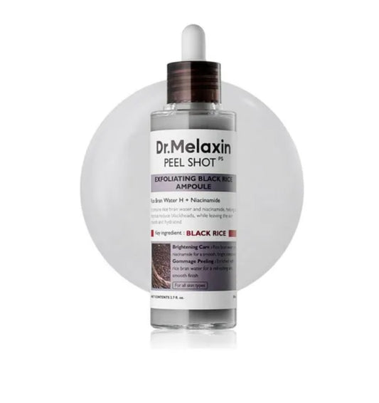 Dr. Melaxin Peel Shot Exfoliating Black Rice Ampoule