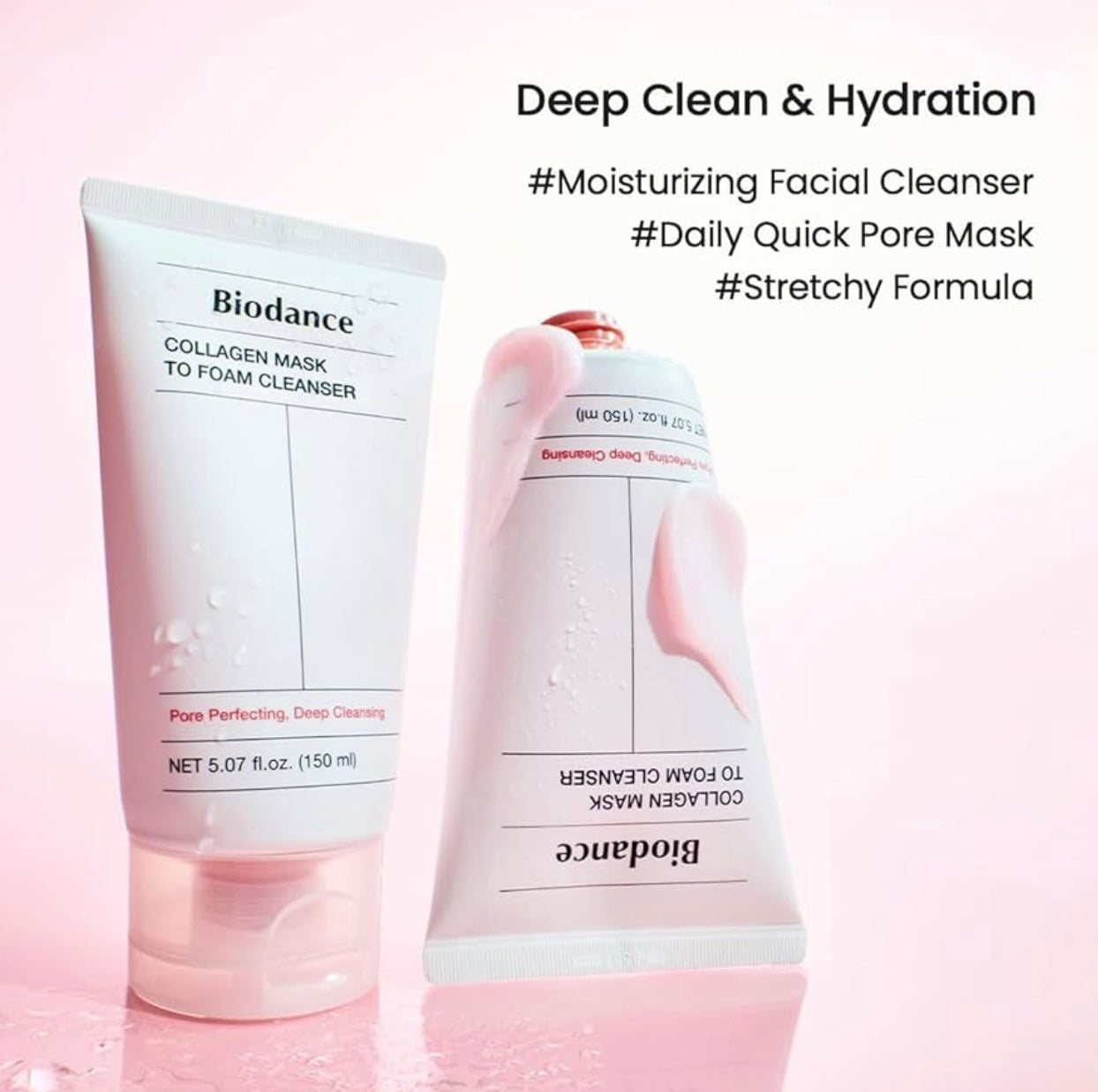 Biodance Collagen Mask To Foam Cleanser