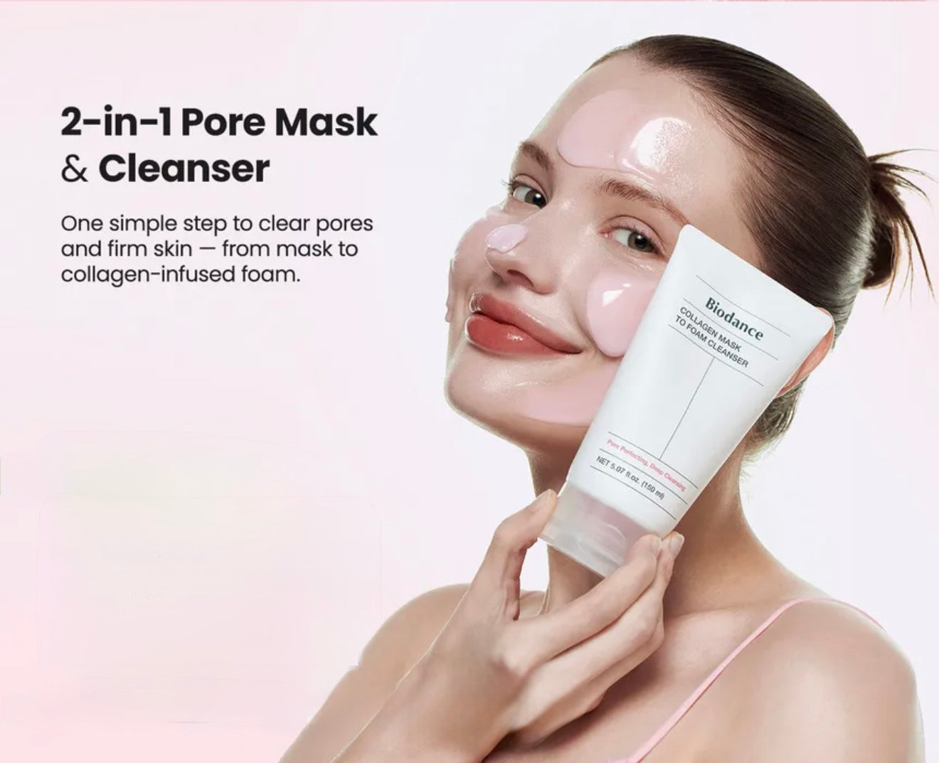Biodance Collagen Mask To Foam Cleanser