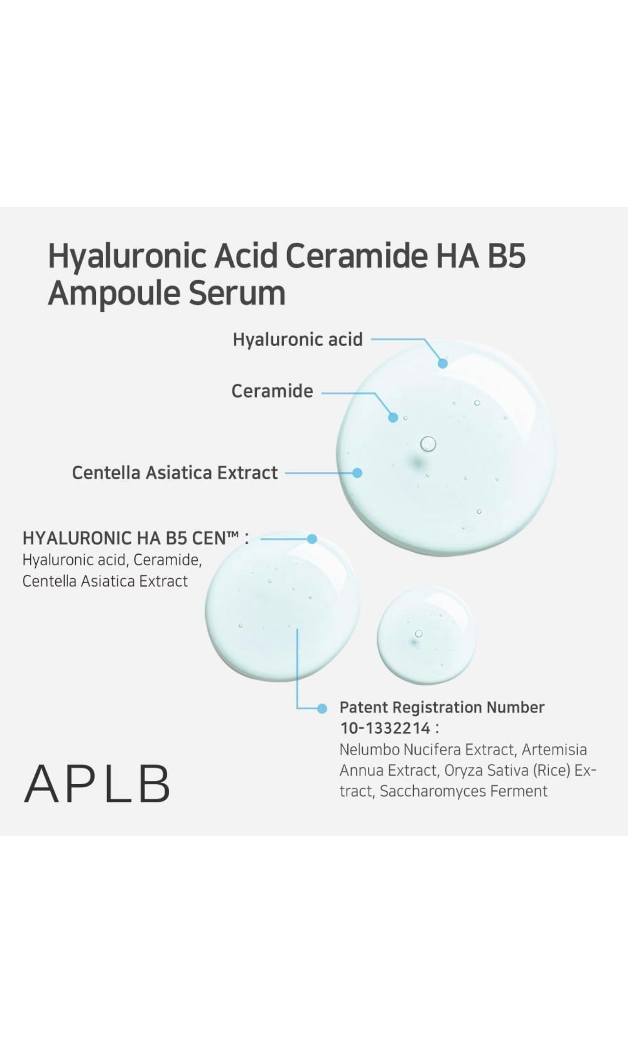 APLB Hyaluronic Acid Ceramide HA B5 Ampoule Serum