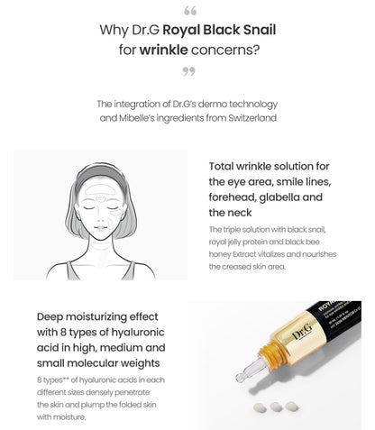 Dr.G Royal Black Snail Eye Cream