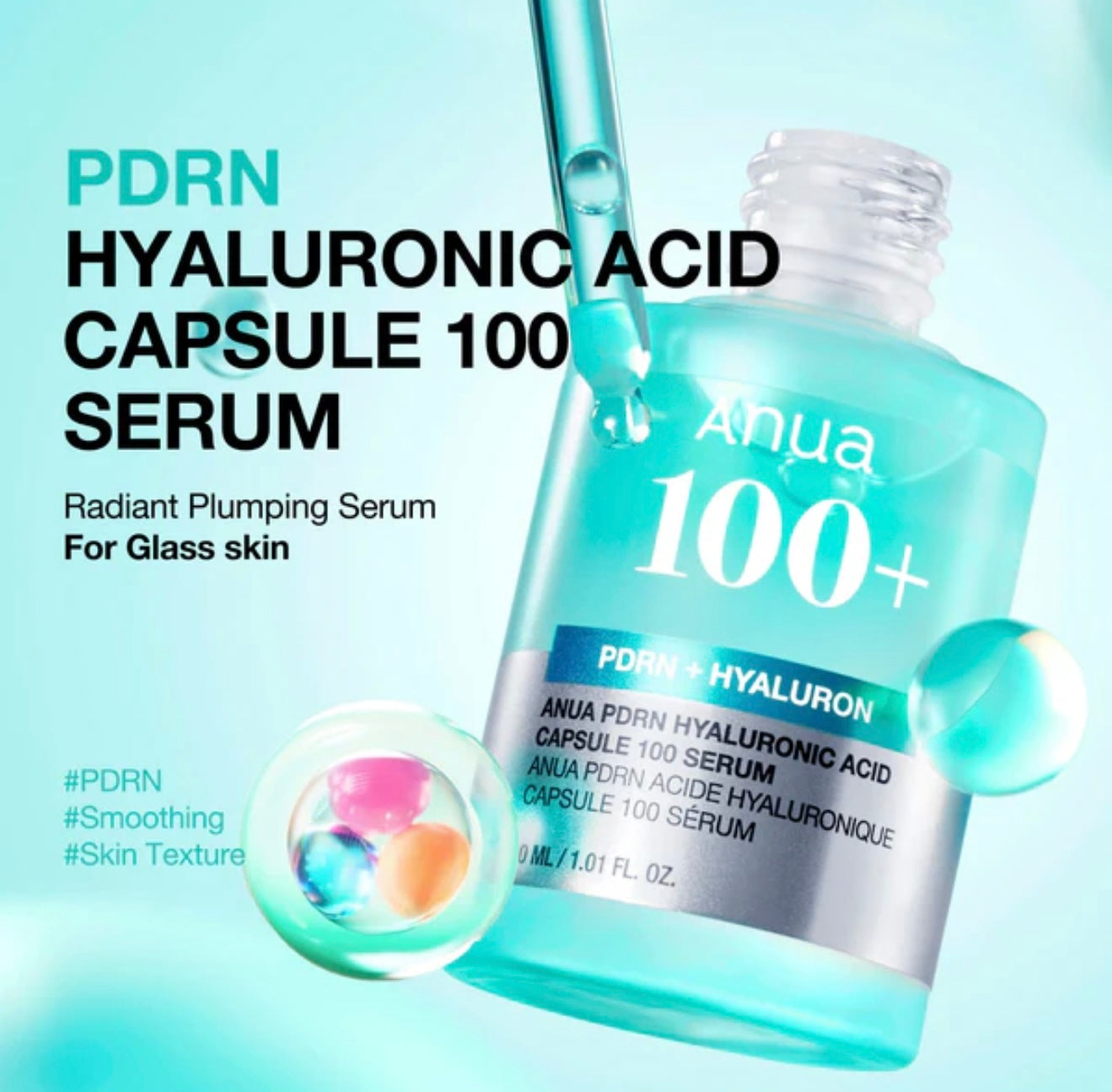 Anua PDRN Total Skincare Set (Serum 30ml+1ml*10ea + Cream 60ml + Sheet Mask 10P)
