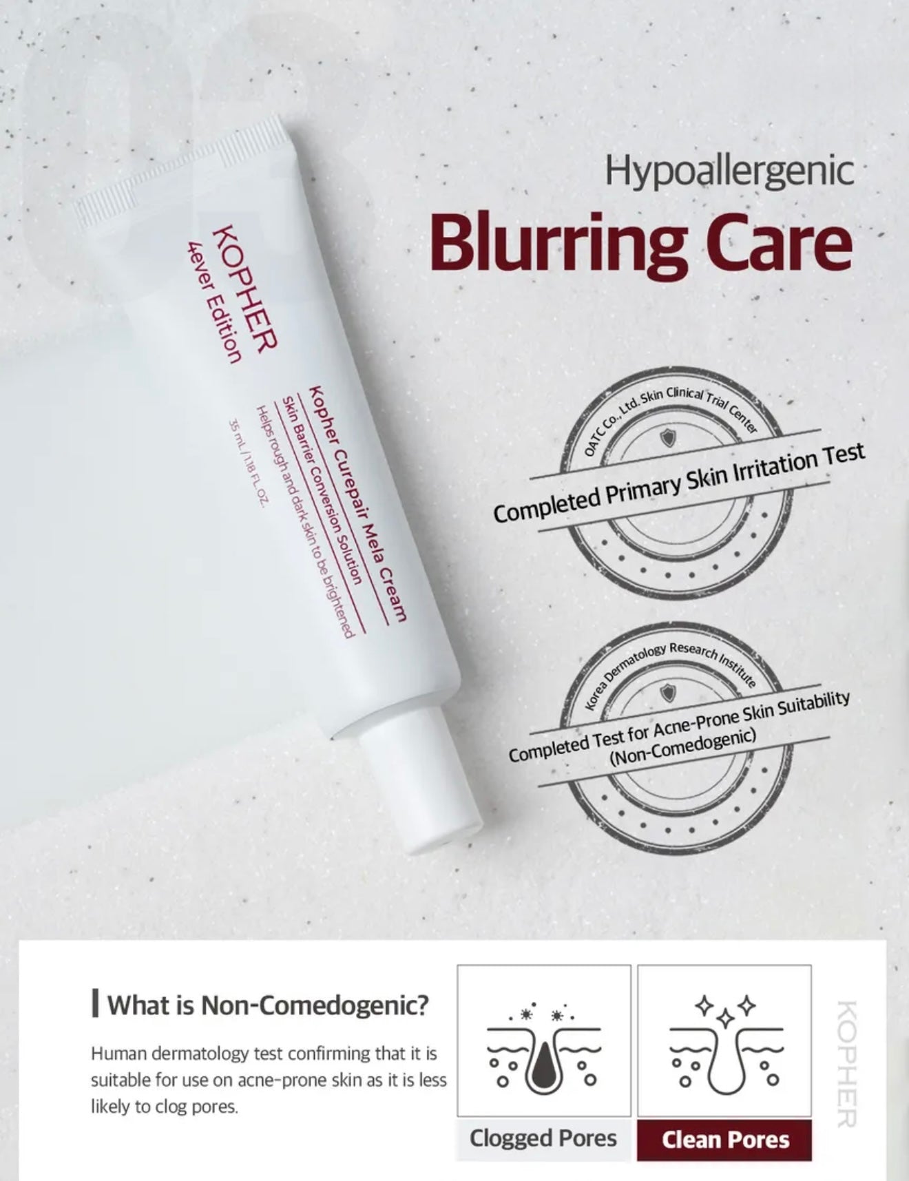 KOPHER Curepair Mela Cream