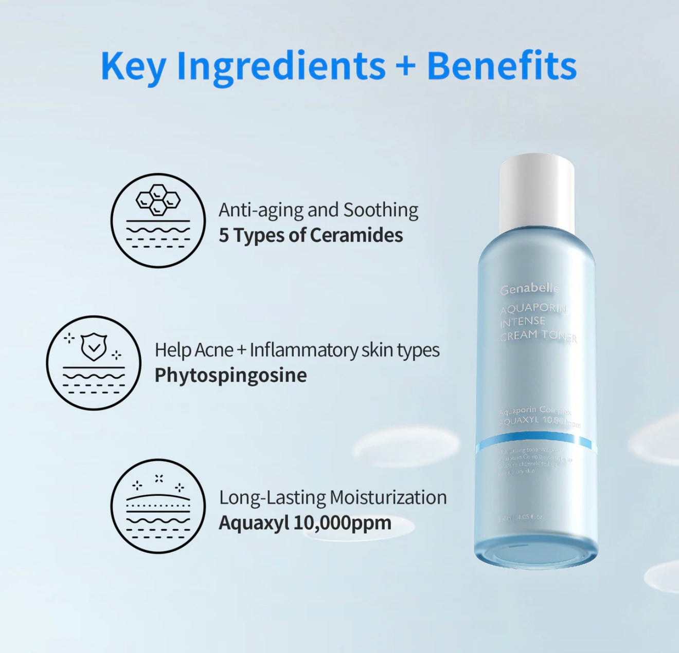 Genabelle Aquaporin Intense Cream Toner