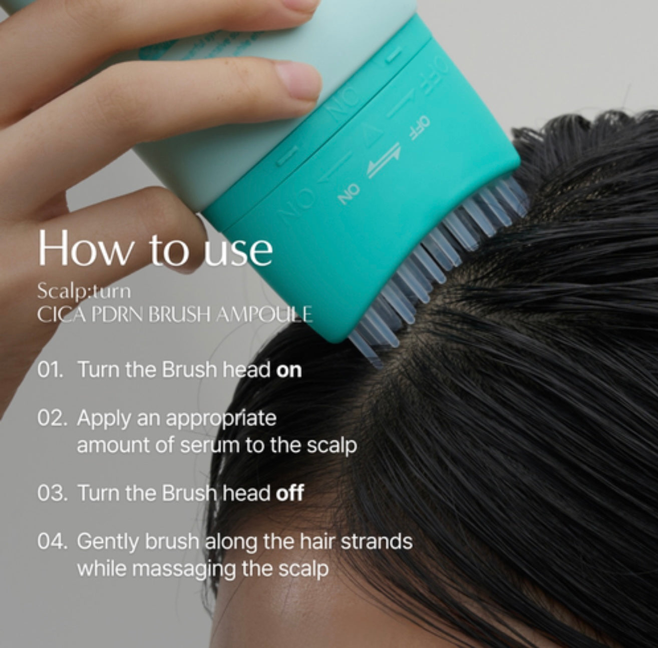 Lilyeve Scalp:Turn Cica PDRN Brush Ampoule Mini