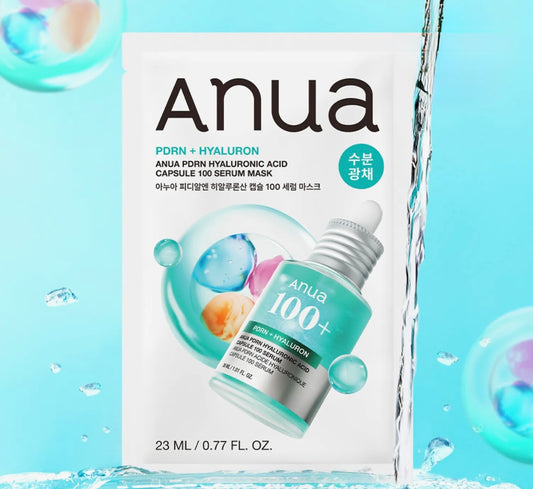 Anua PDRN Hyaluronic Acid Capsule 100 Serum Mask Sheet