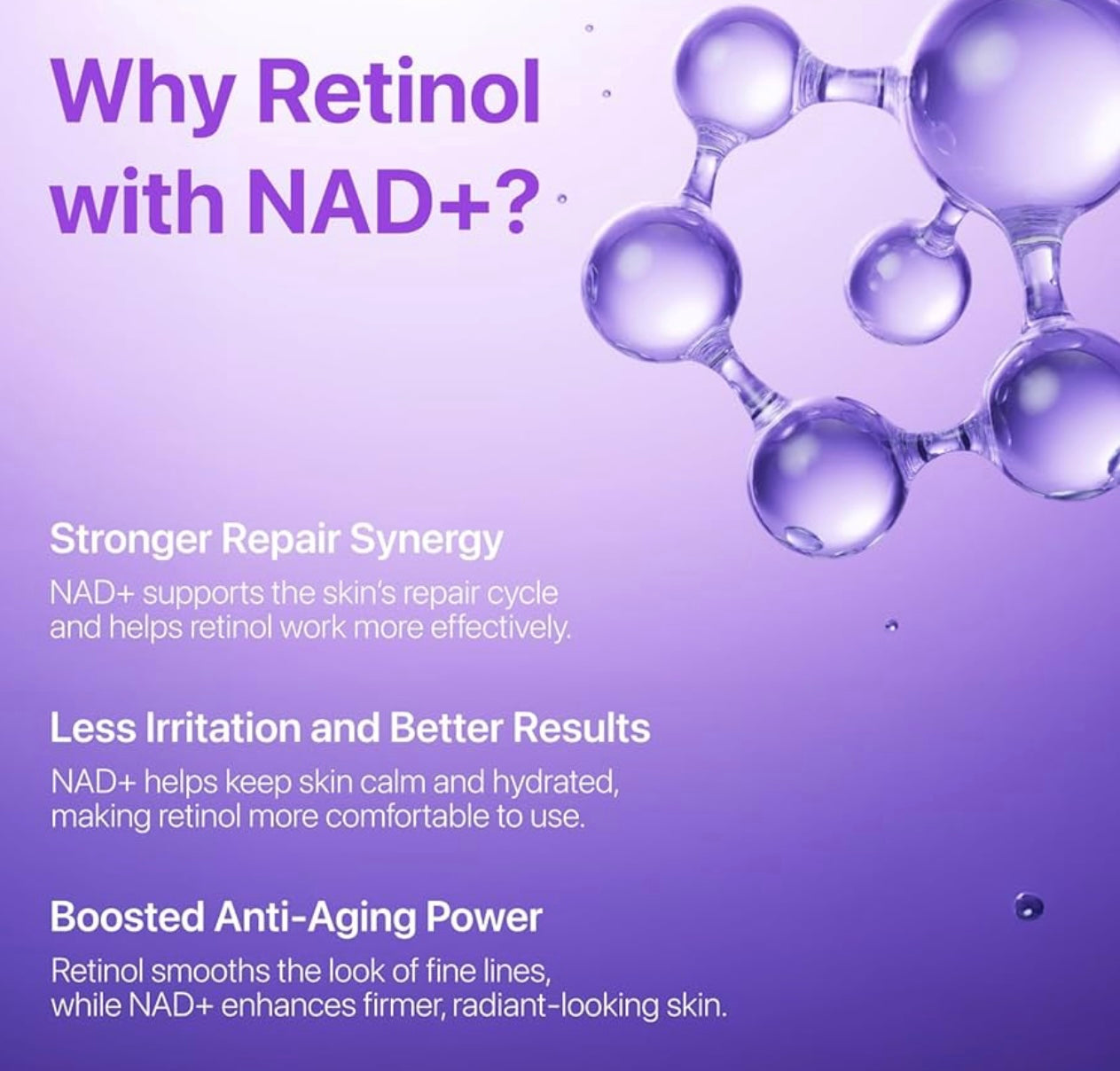 numbuzin No.9 NAD+ Retinol Volumetox Eye Cream