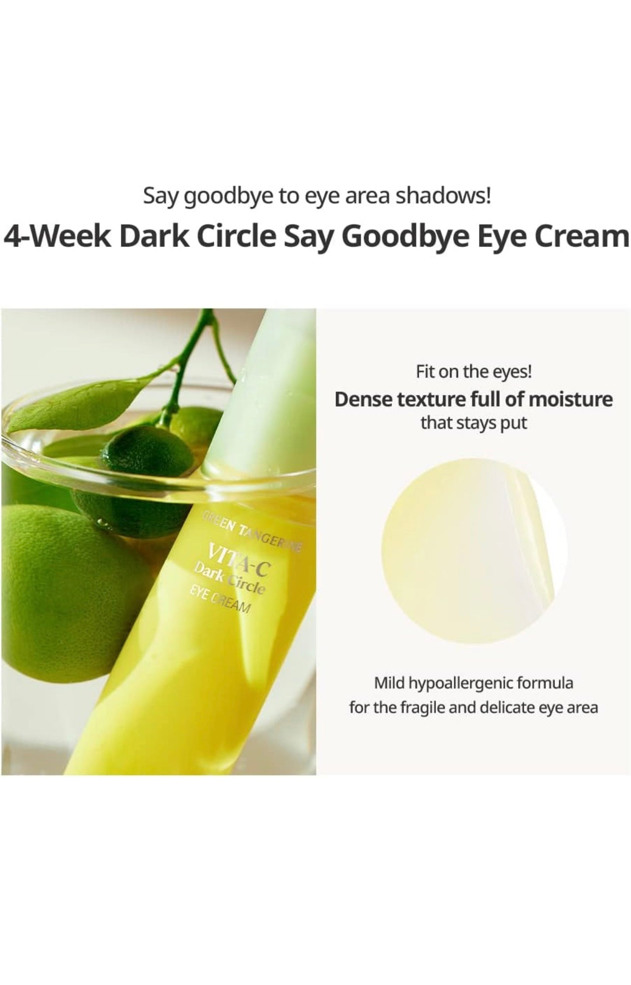 GOODAL Green Tangerine Vita-C  Dark Circle Eye Cream