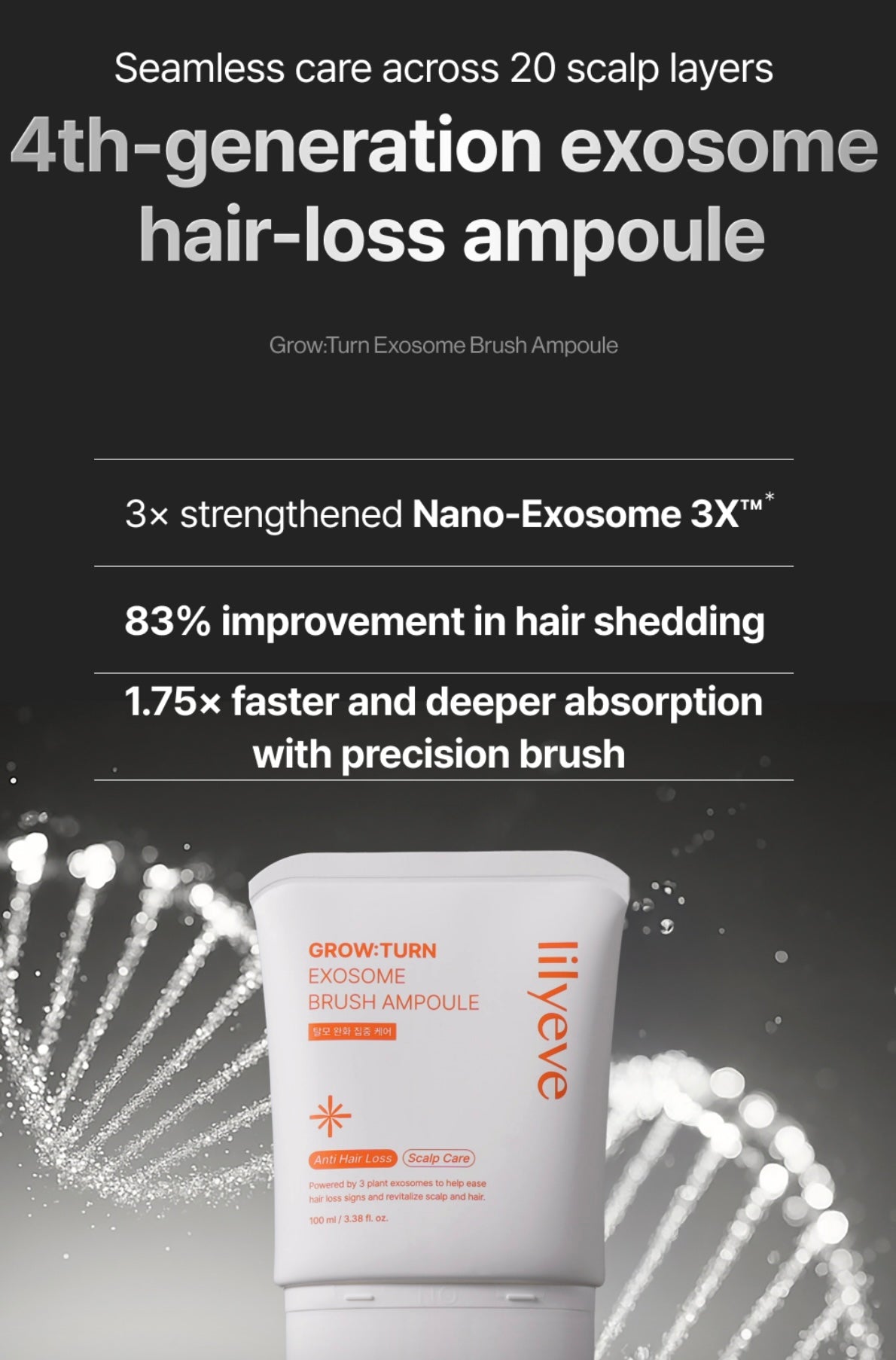 Lilyeve Grow:Turn Exosome Brush Ampoule Mini