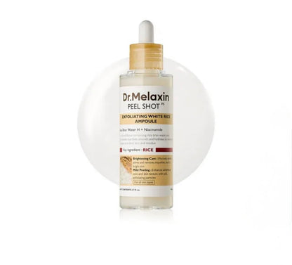 Dr. Melaxin Peel Shot Exfoliating White Rice Ampoule
