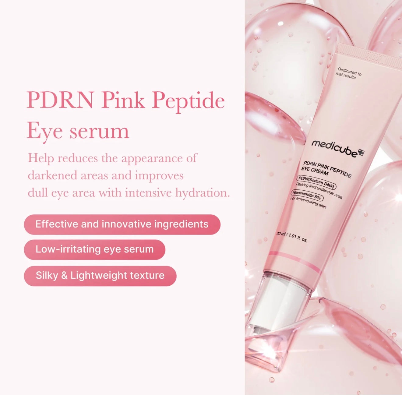 Medicube PDRN Pink Peptide Eye Cream