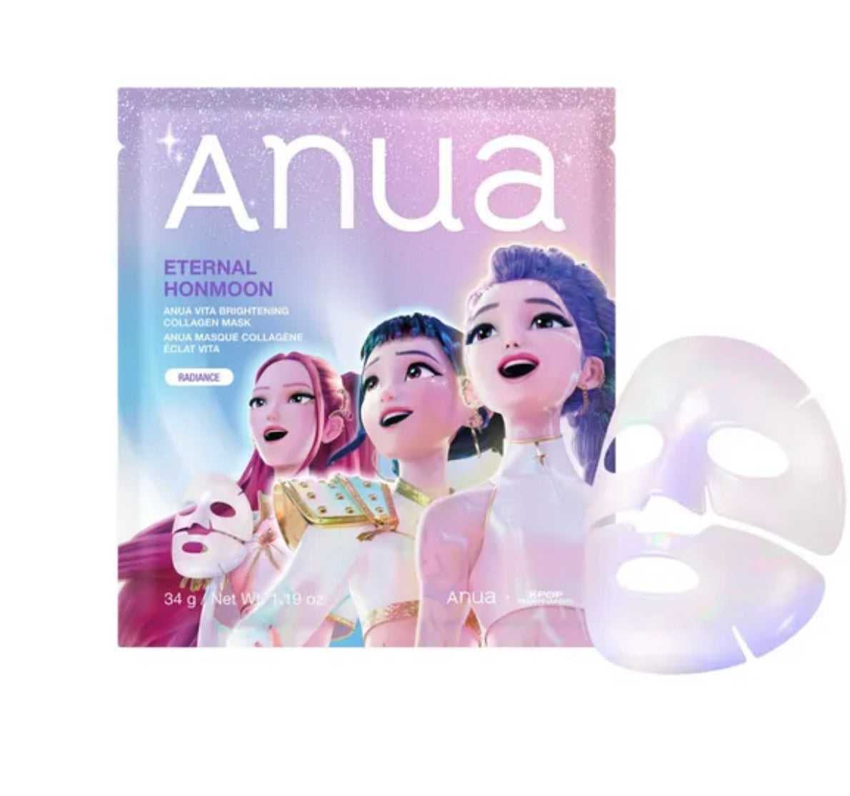 Anua Kpop Demon Hunters Vita Brightening Collagen Mask