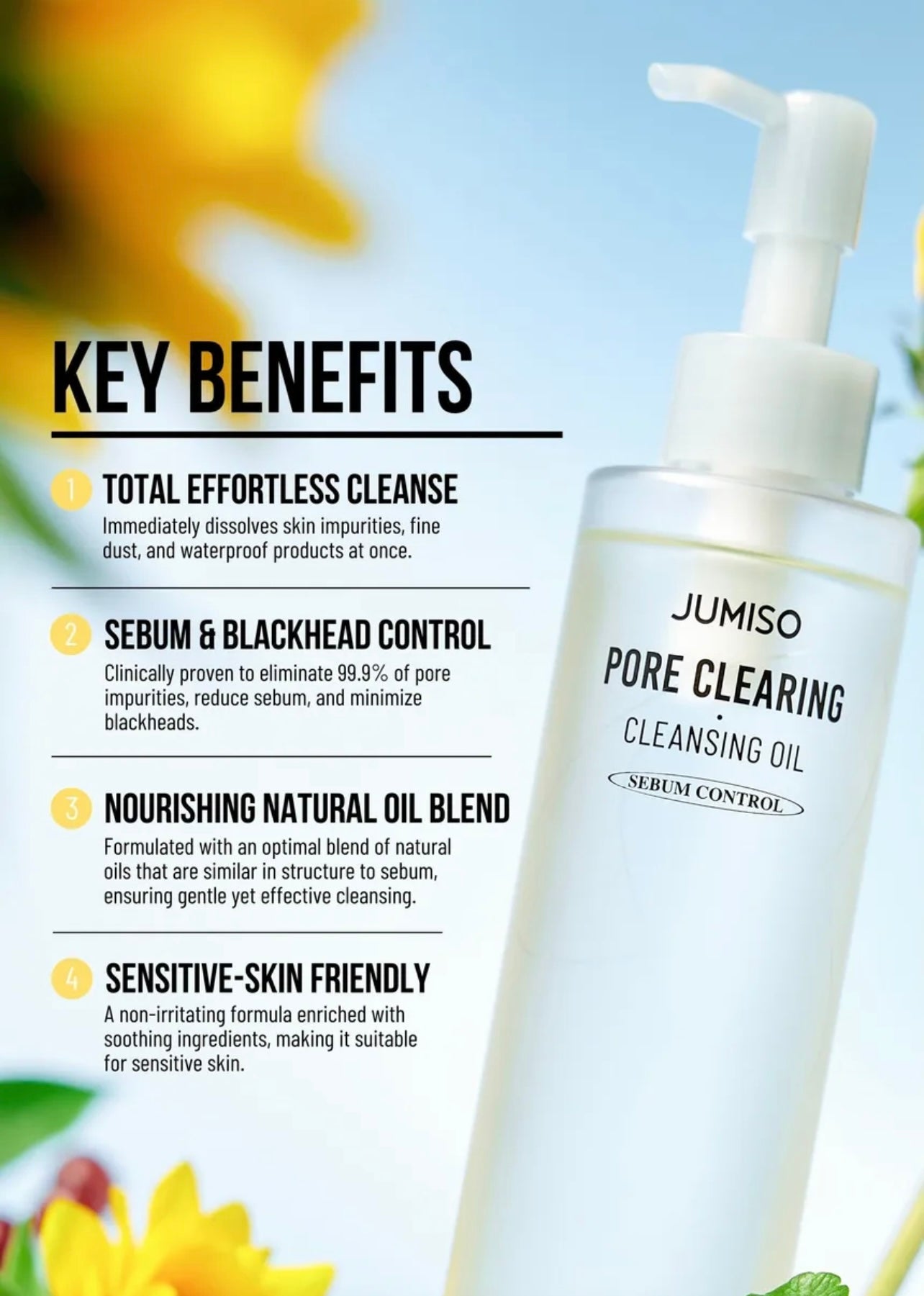 JUMISO Pore Clearing Cleansing Oil