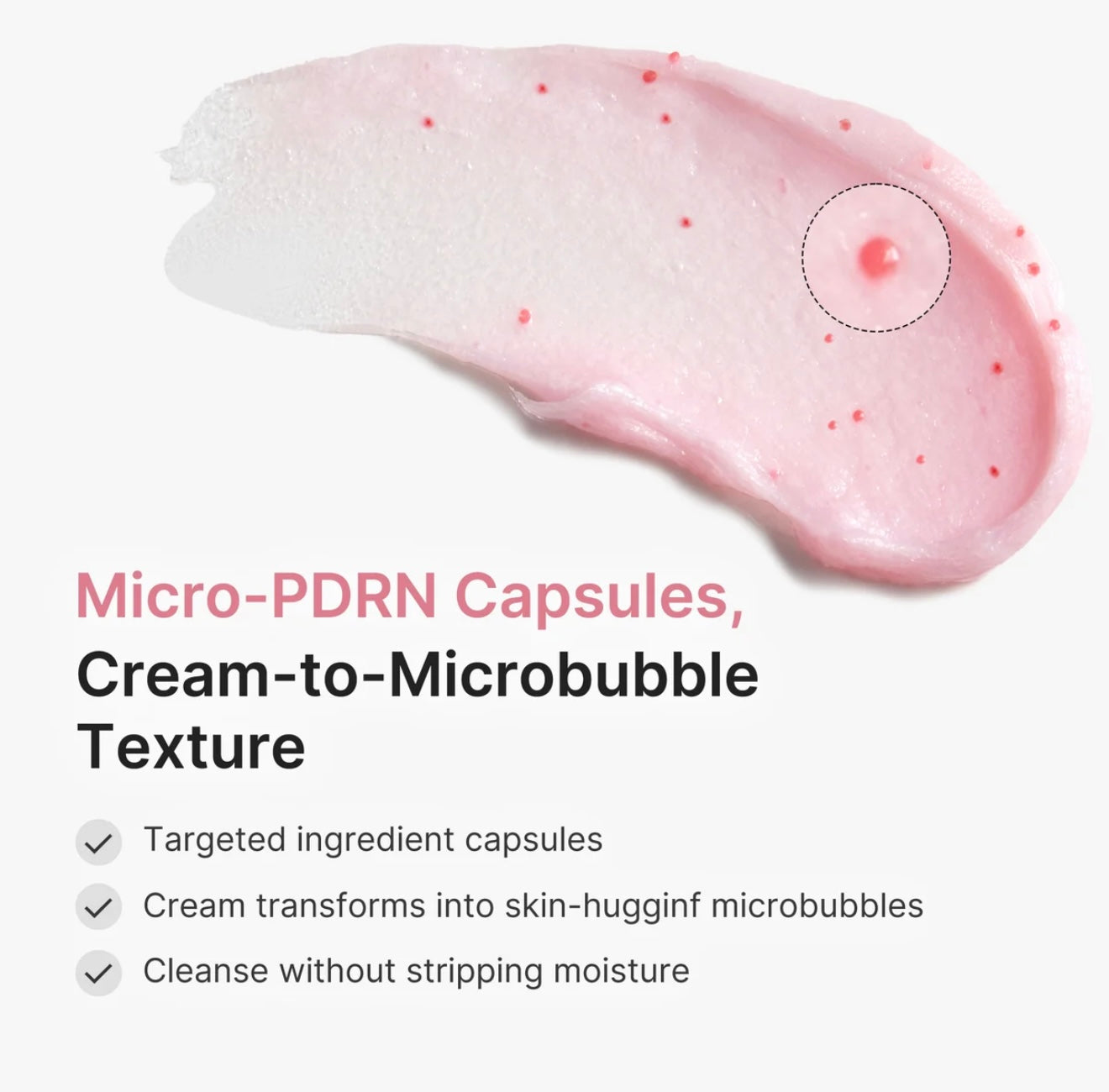 Medicube PDRN Pink Glutathione Capsule Foam Cleanser