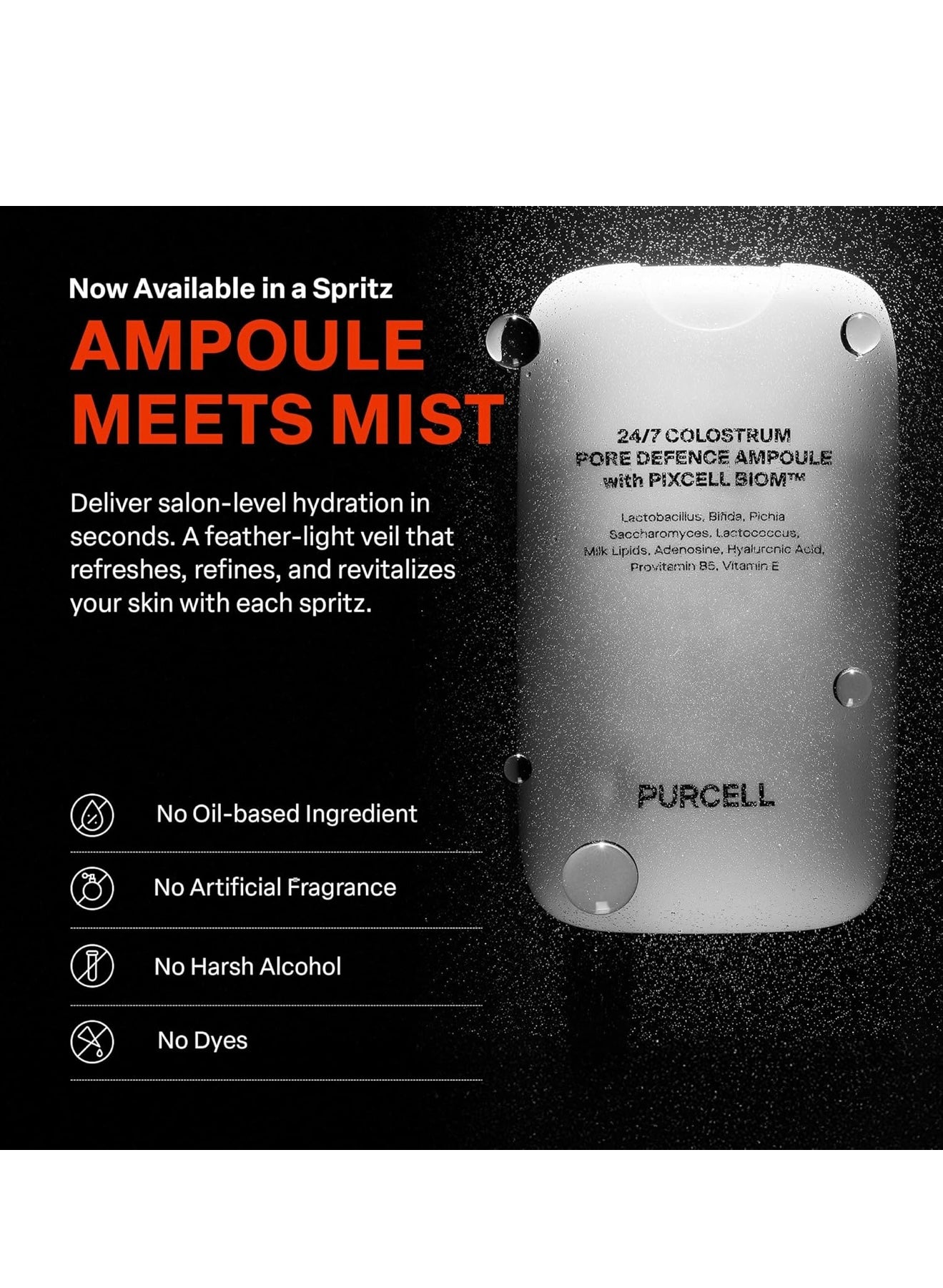 PURCELL 24/7 Colorstrum Pore Defence Ampoule with Pixcell Biom