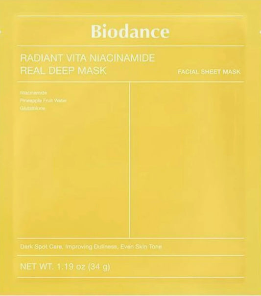 Biodance Radiant Vita Niacinamide Real Deep Mask