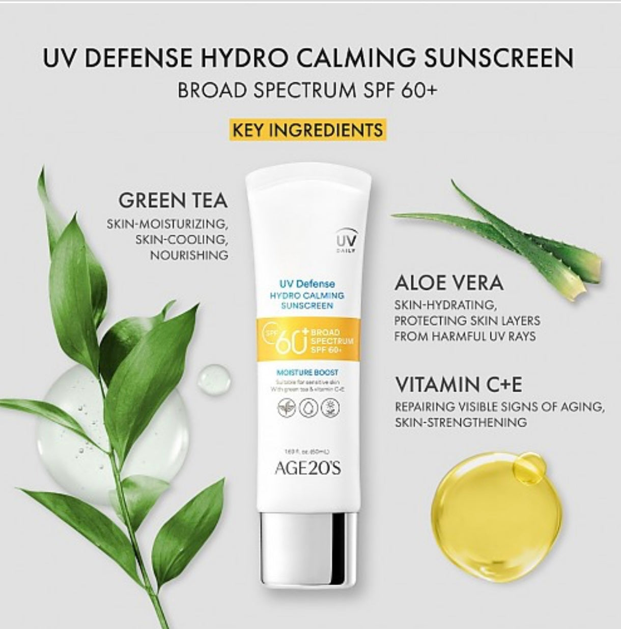 AGE20'S UV Defense Hydro Calming Sunscreen