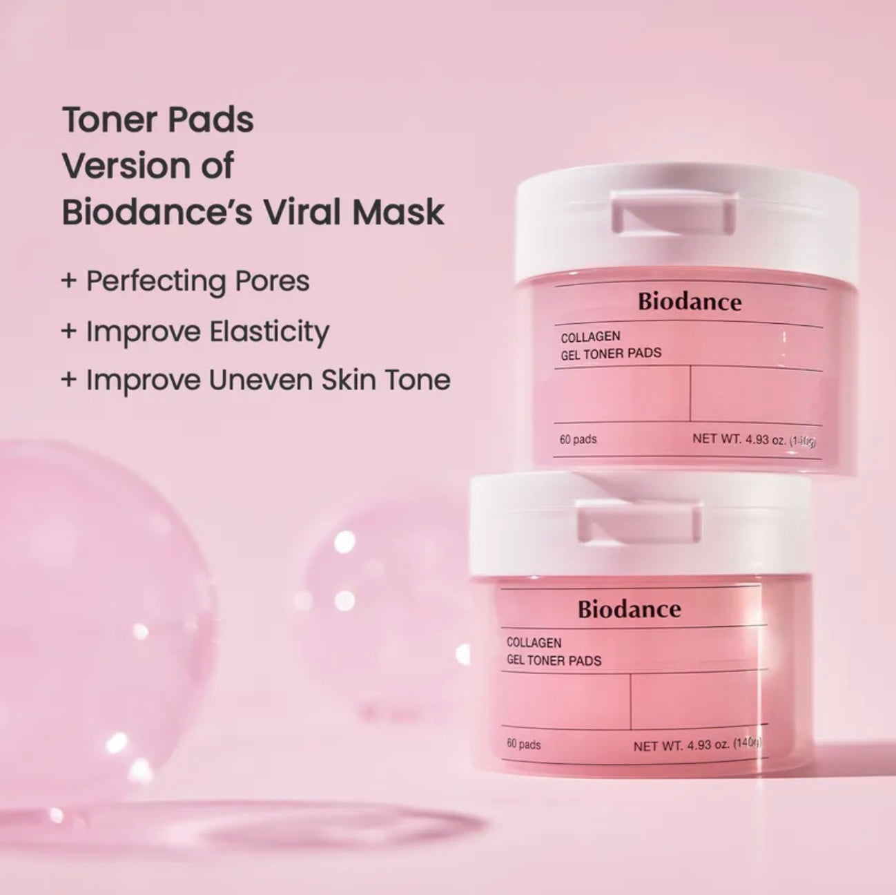 Biodance Bundle: Bio Collagen Real Deep Mask Set + Collagen Gel Toner Pads