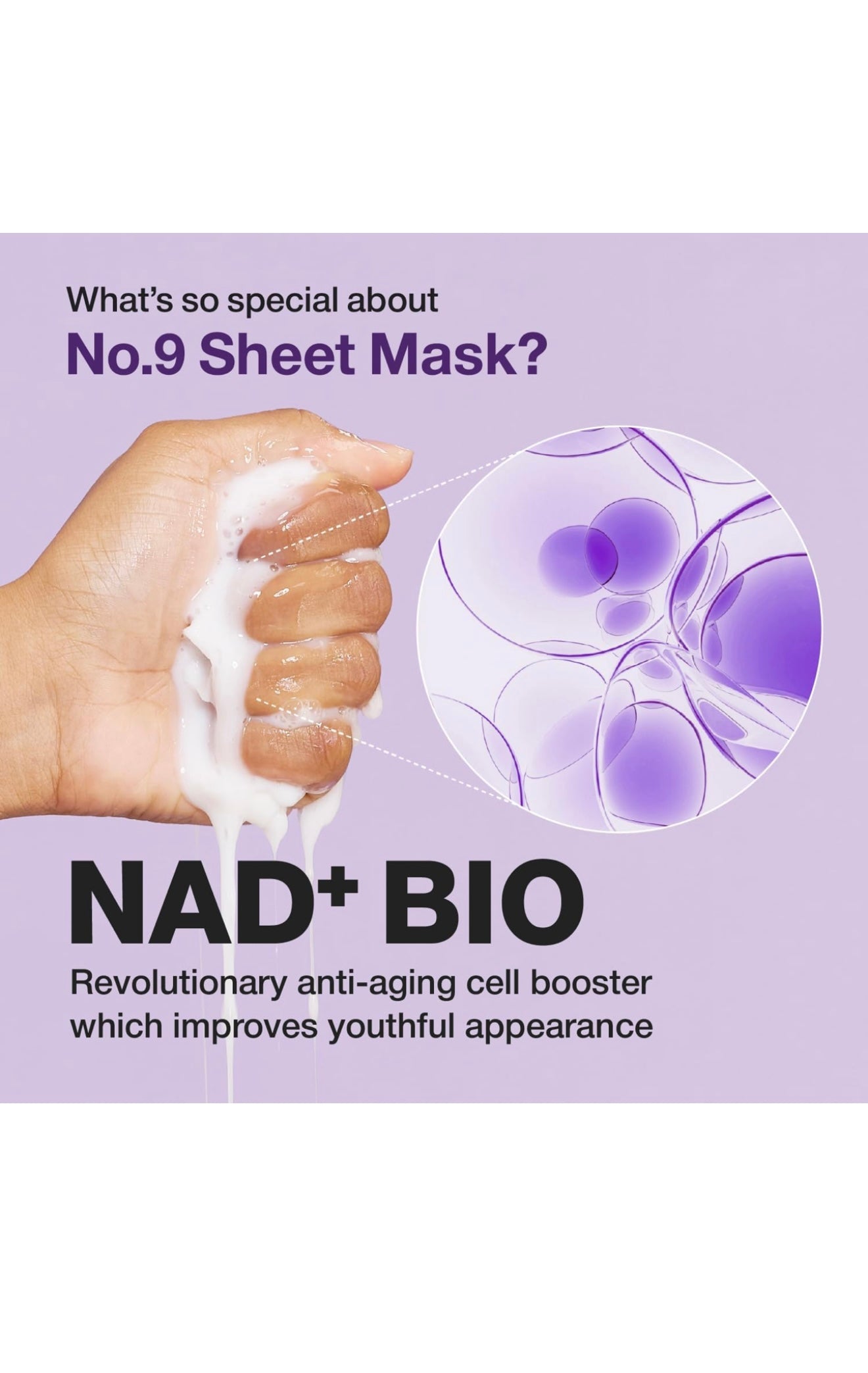 numbuzin No.9 NAD Bio Lifting-sil Full Face Mask Set (4 sheets)