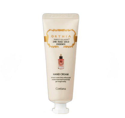 Coreana Orthia Perfect Collagen 24K Rose Gold Essence Hand Cream