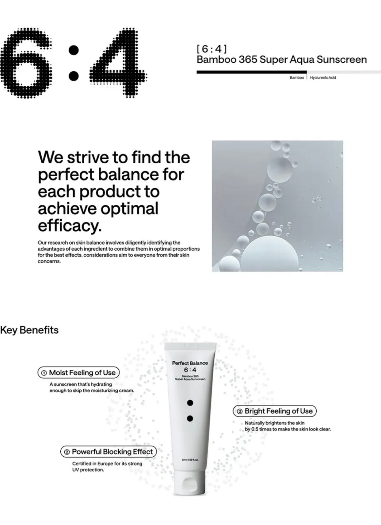 B:Lab Bamboo 365 Super Aqua Sunscreen