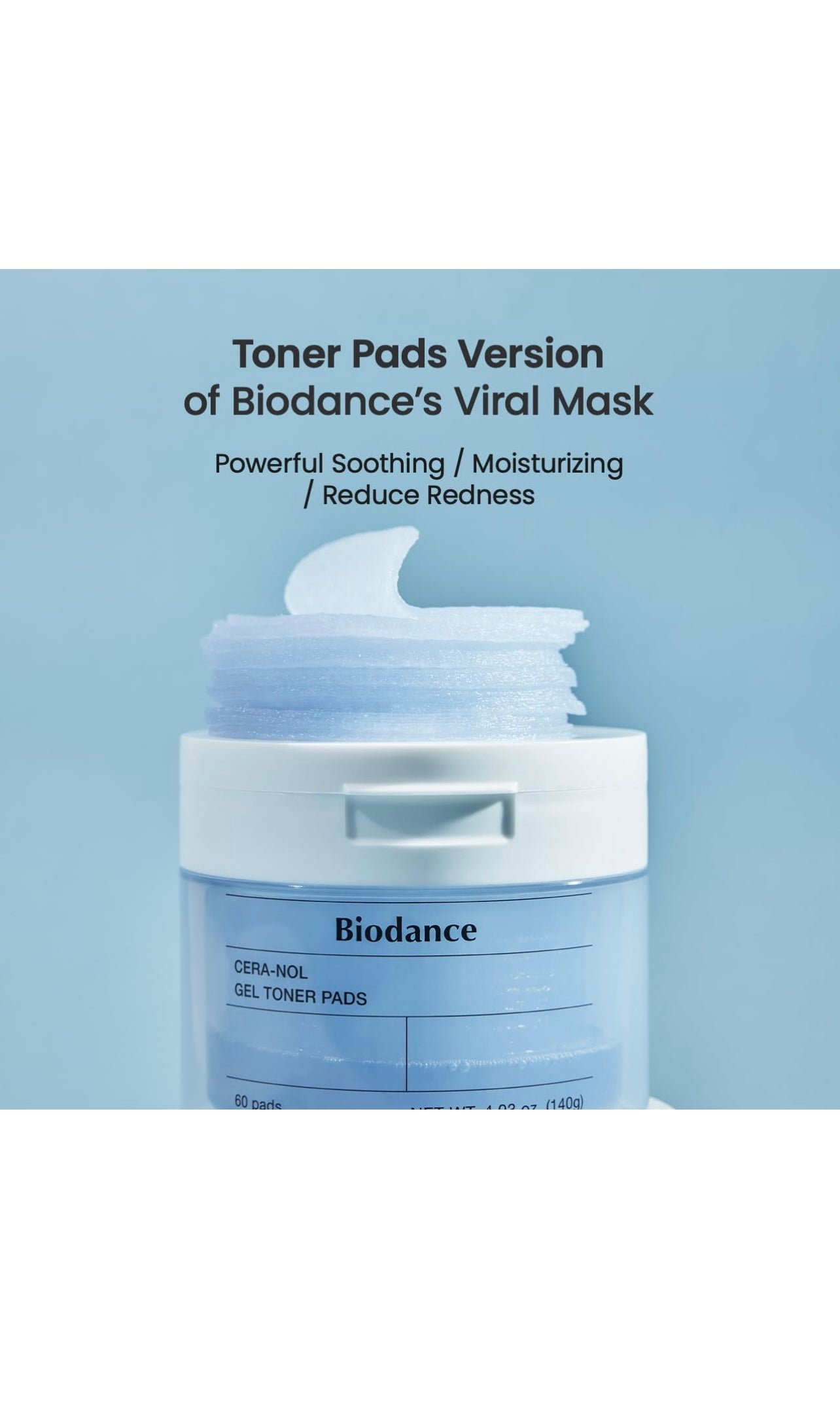 Biodance Cera-nol Gel Toner Pads