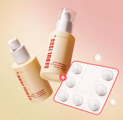 KSECRET SEOUL 1988 Serum: Retinal Liposome 2% + Black Ginseng Double Set