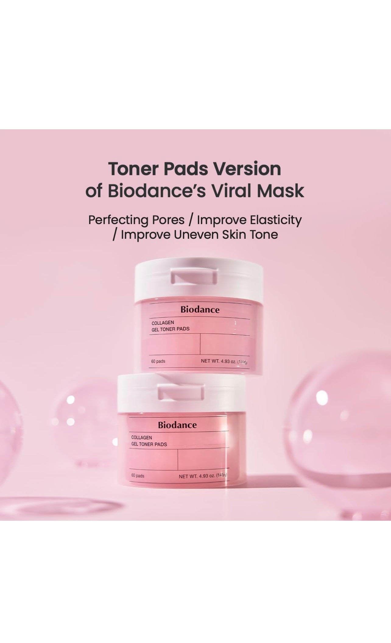 Biodance Collagen Gel Toner Pads