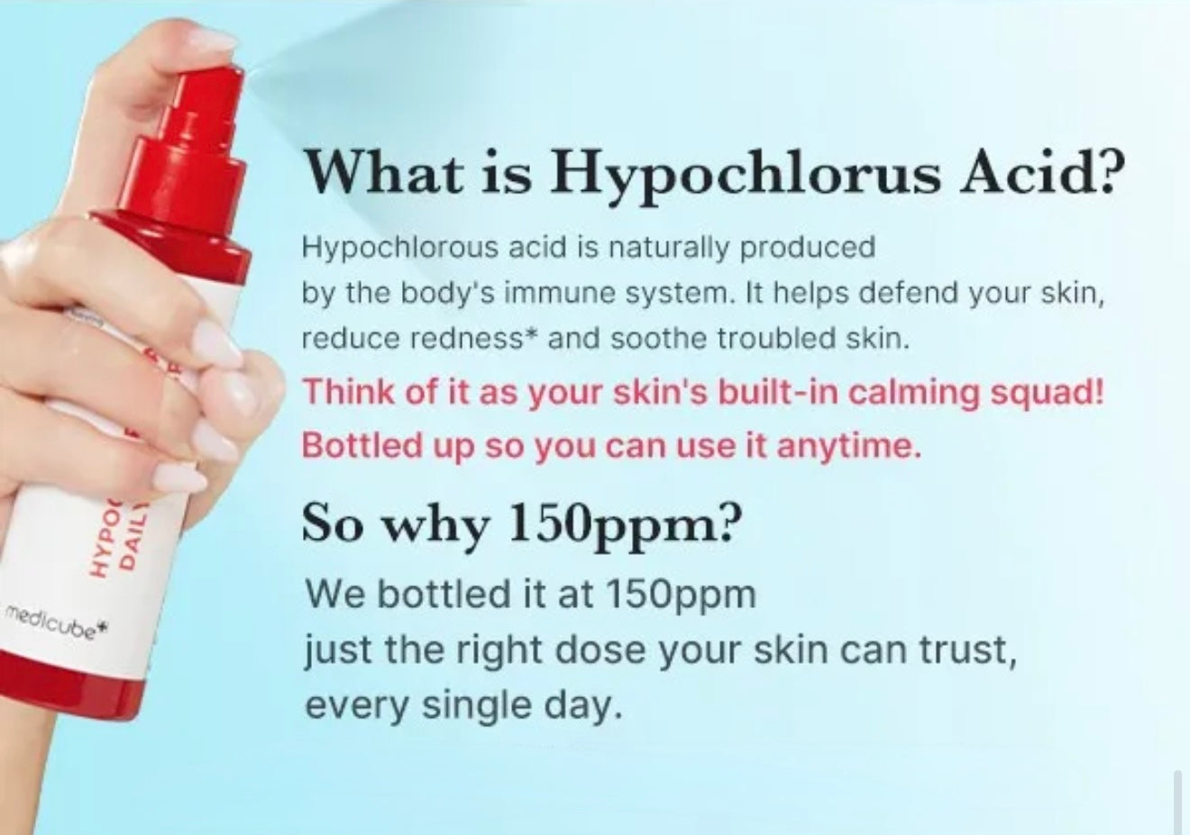 medicube Hypochlorous Acid Daily Facial Spray Mini