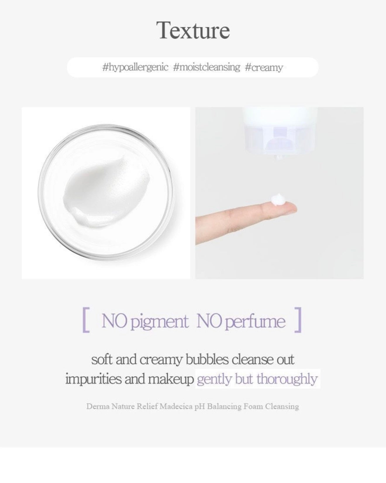 celimax Derma Nature Relief Madecica pH Balancing Foam Cleansing