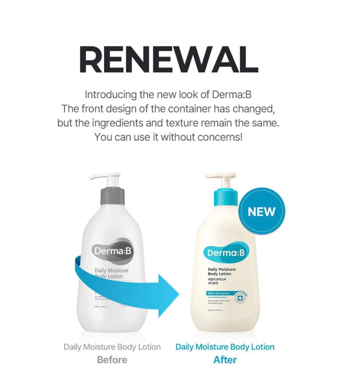 Derma: B Daily Moisture Body Lotion
