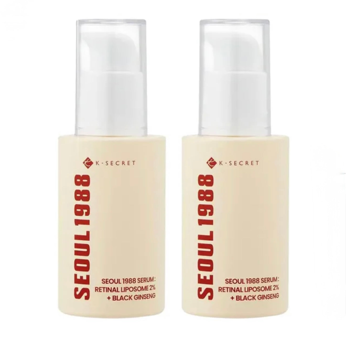 KSECRET SEOUL 1988 Serum: Retinal Liposome 2% + Black Ginseng Double Set