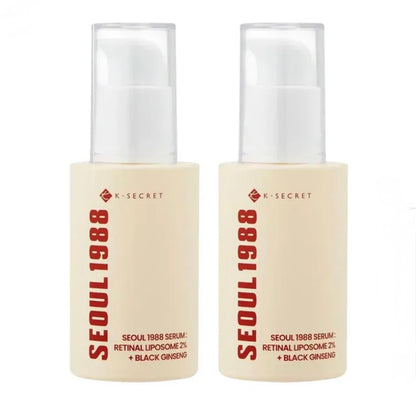 KSECRET SEOUL 1988 Serum: Retinal Liposome 2% + Black Ginseng Double Set