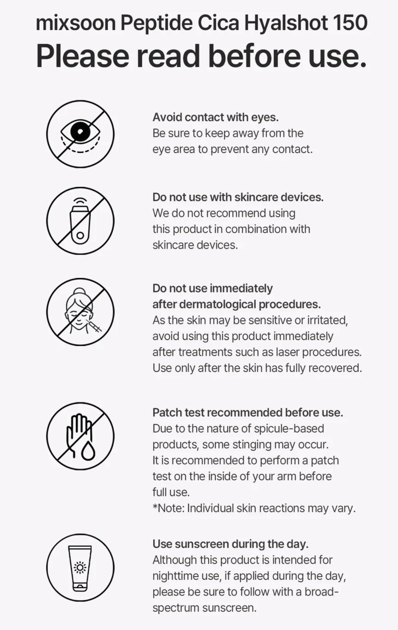 mixsoon Peptide Cica Hyalshot 150