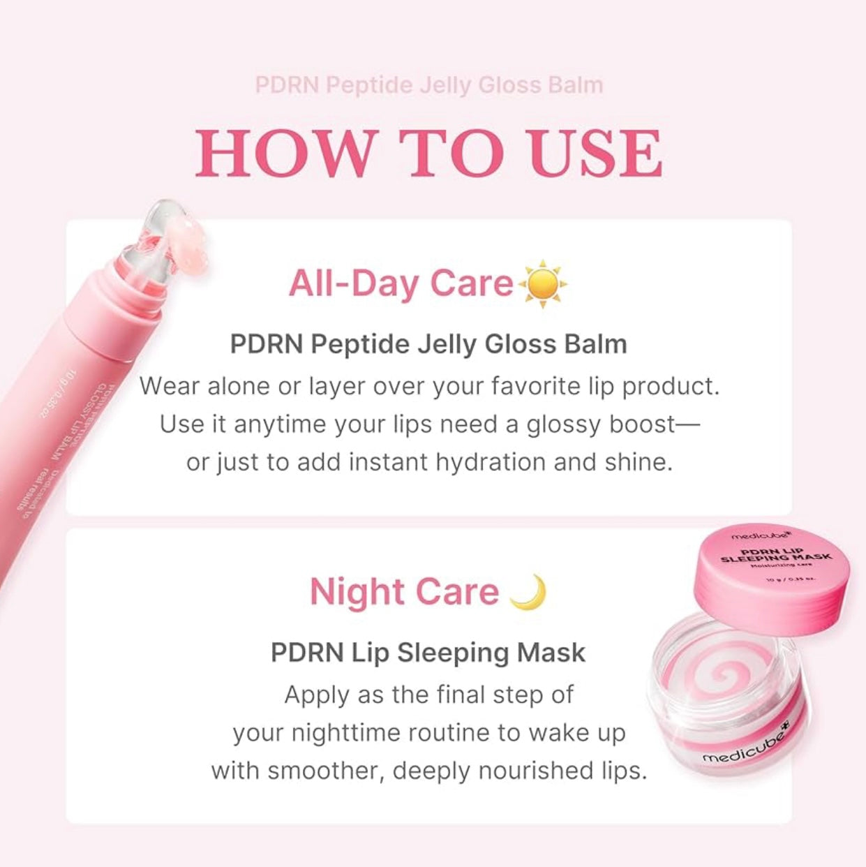 medicube PDRN Peptide Jelly Gloss Balm