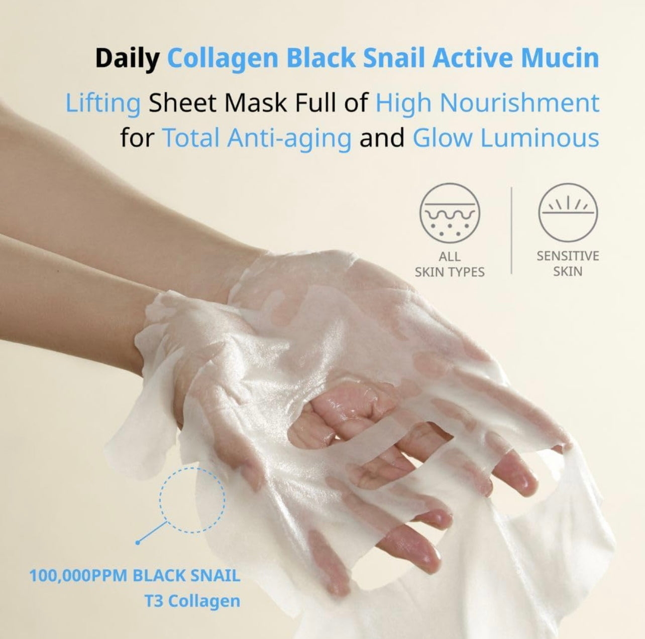 Dr.G Black Snail Lifting Mask (5 sheets)