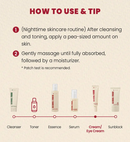 KSECRET SEOUL 1988 Eye Cream: Retinal Liposome 4% + Fermented Bean