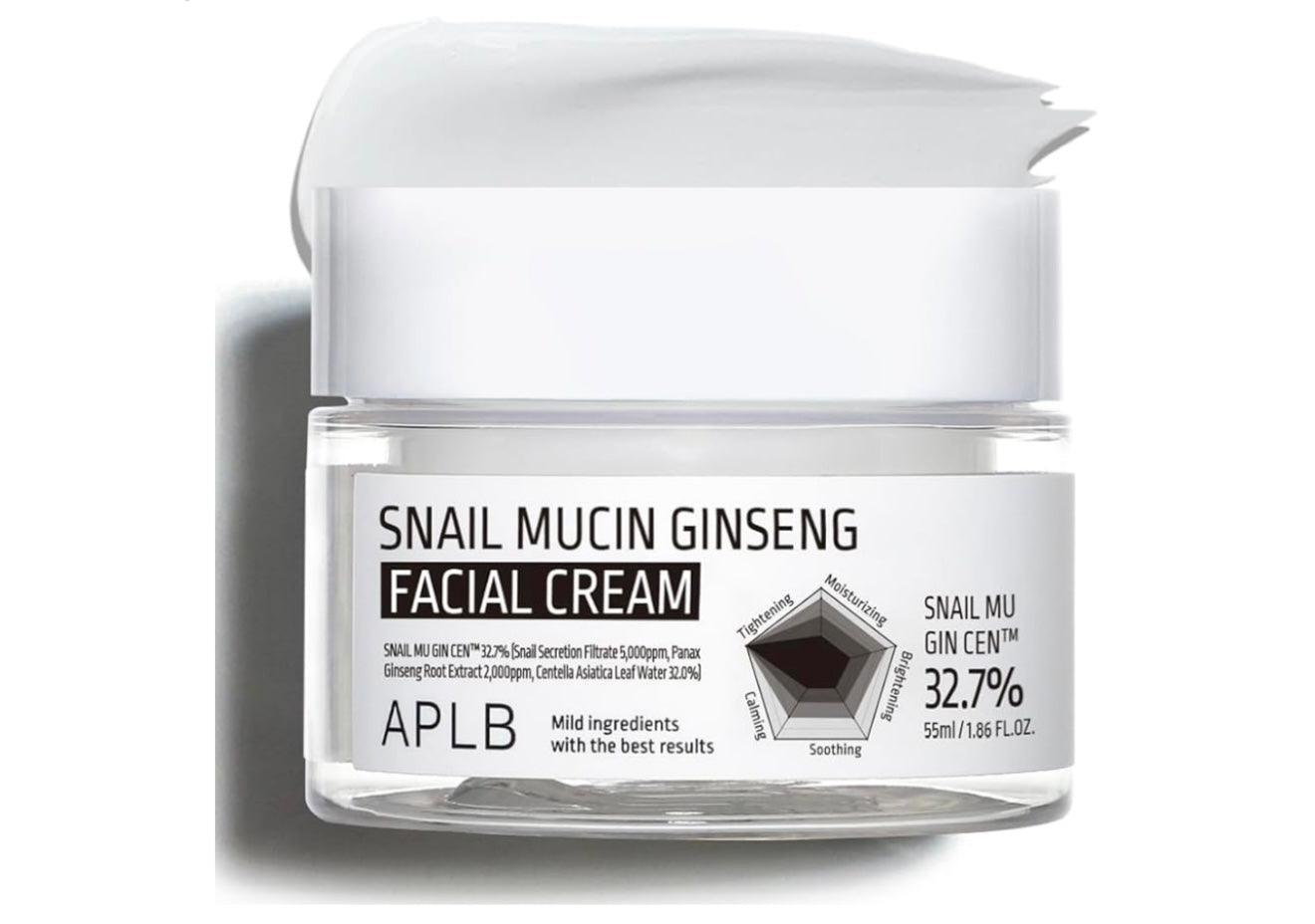 APLB Snail Mucin Ginseng Facial Cream