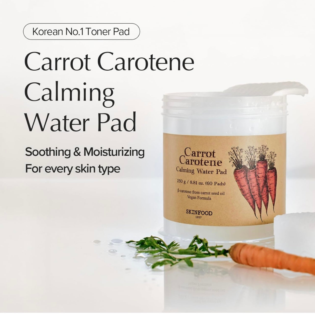 SKINFOOD Carrot Carotene Calming Water Pad